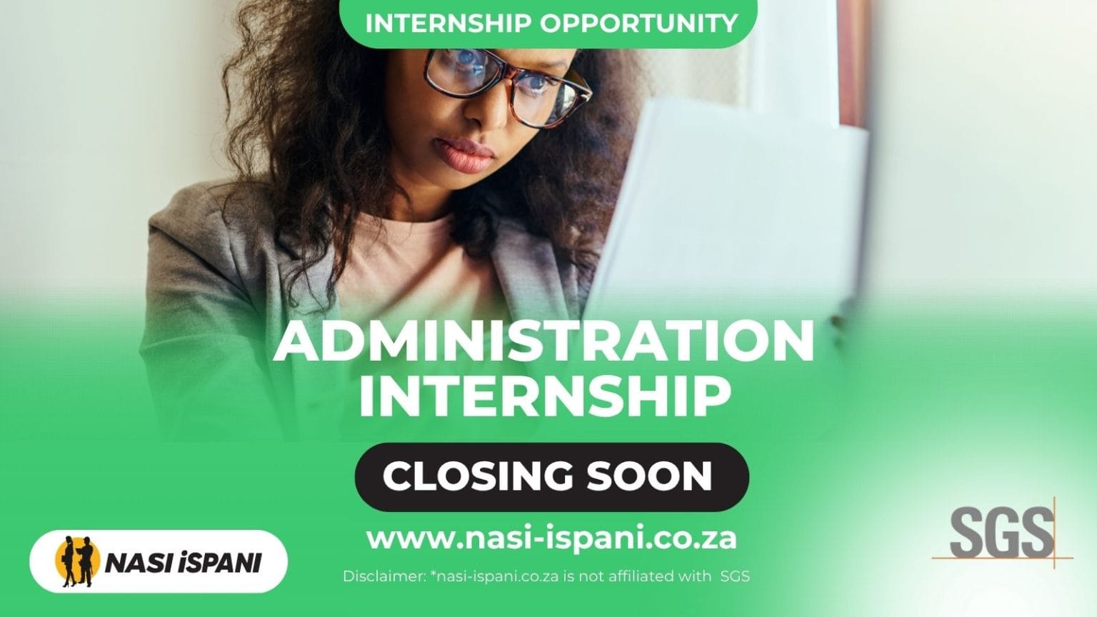SGS Administration Internship 2026: 12-Month Programme, Sandton