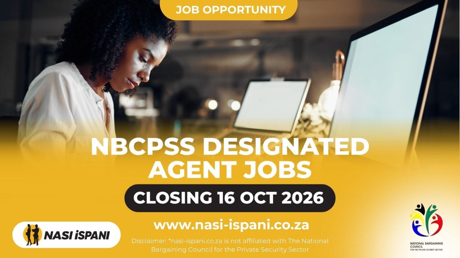 NBCPSS Designated Agent Jobs 2026: Gqeberha & Bloemfontein, Closes 16 October