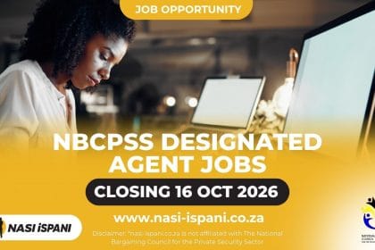 NBCPSS Designated Agent Jobs 2026: Gqeberha & Bloemfontein, Closes 16 October