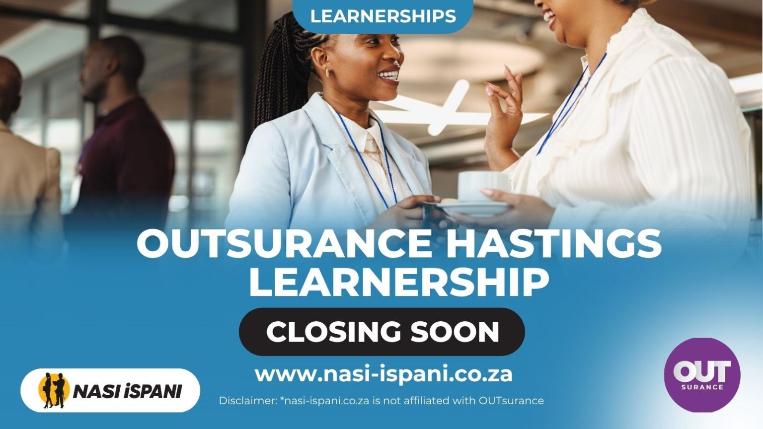 OUTsurance Hastings Learnership 2026: R9,000 Stipend, 18-Month Programme