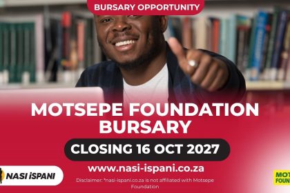 Motsepe Foundation Bursary 2027: Full Funding, Closes 16 October