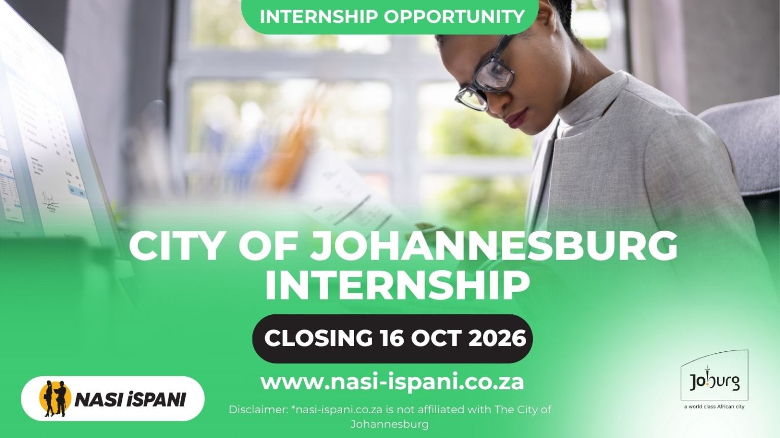 City of Johannesburg Building Development Management Internship 2026 - Apply Now
