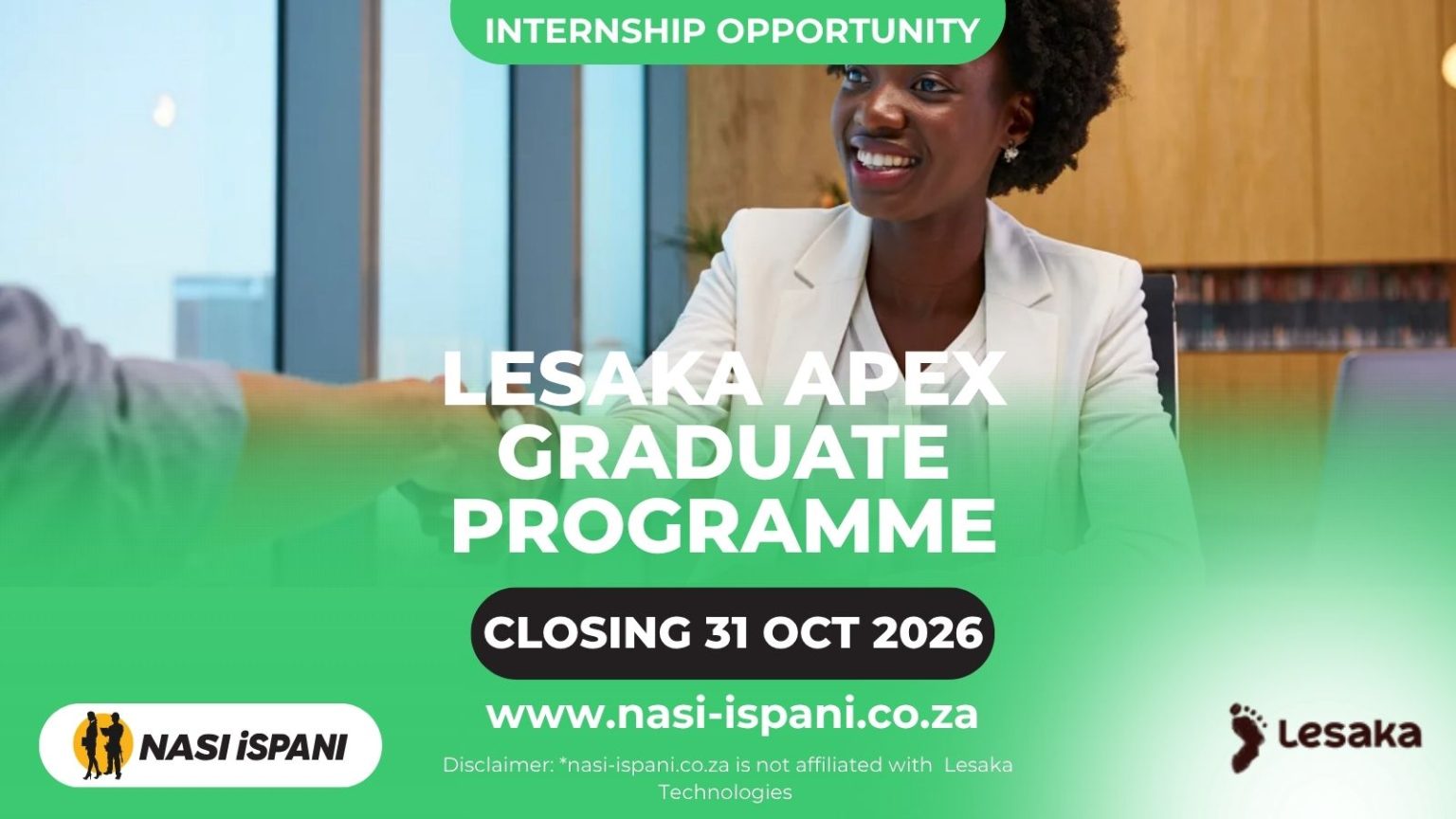 Lesaka APEX Graduate Programme 2027: 18-Month Programme, Closes 30 October