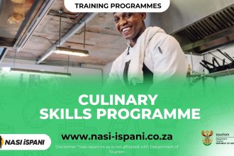 Department of Tourism Culinary Skills Programme 2026/2027: R200/Day, Closes 18 October