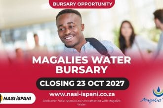 Magalies Water Bursary 2027: Engineering, ICT & Science Students, Closes 23 October