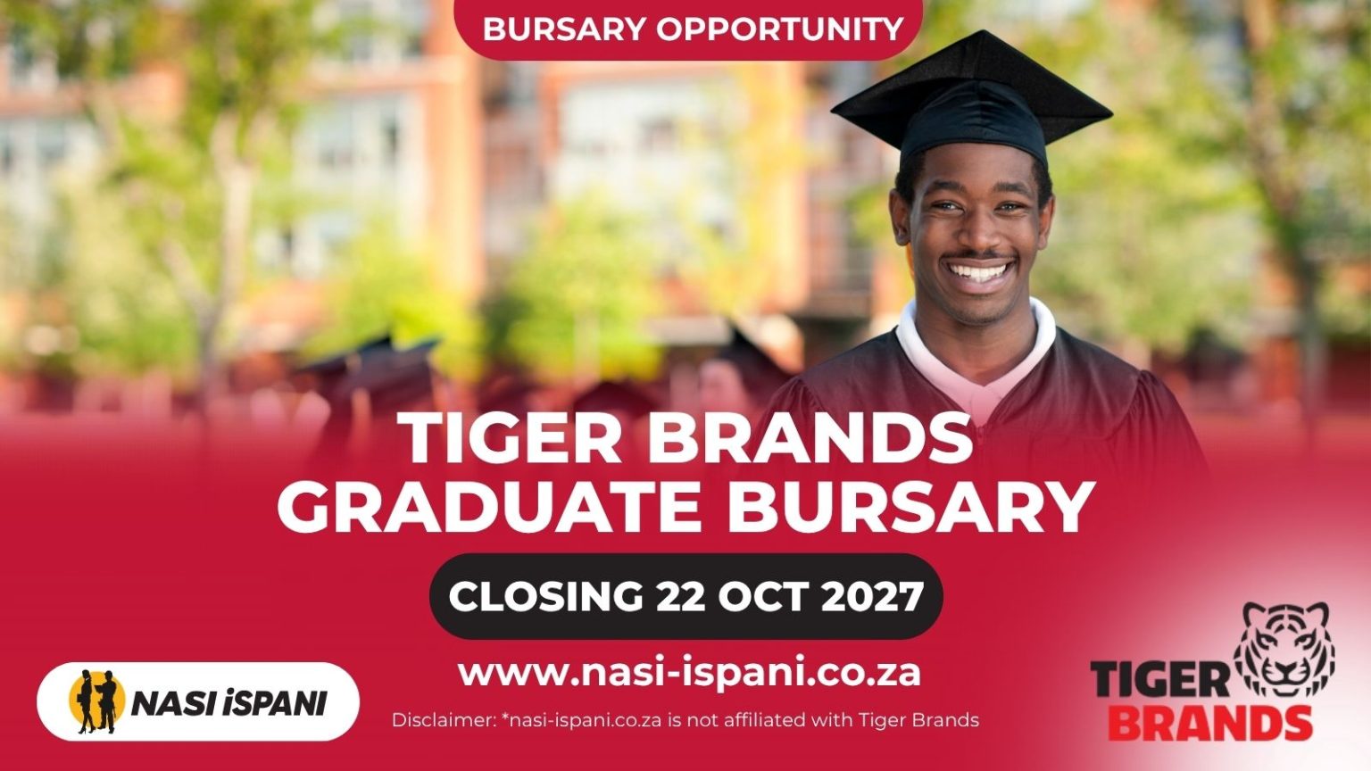 Tiger Brands Graduate Bursary 2027: Tuition, Accommodation & Stipend