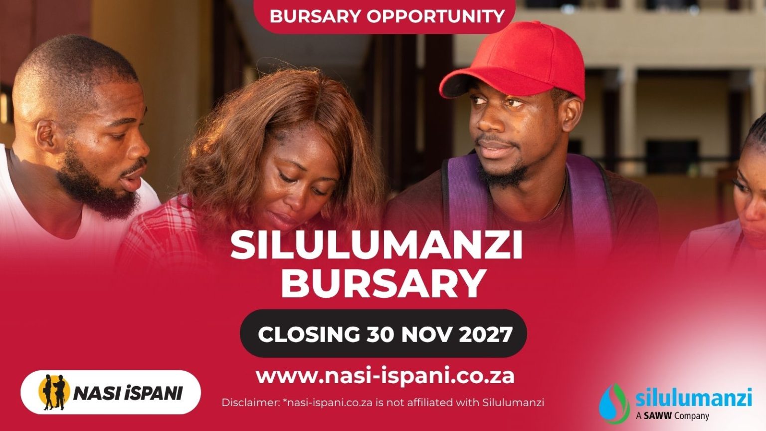 Silulumanzi Bursary 2027: Tuition, Accommodation & Books, Closes 30 November