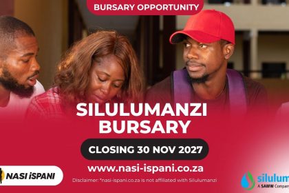 Silulumanzi Bursary 2027: Tuition, Accommodation & Books, Closes 30 November