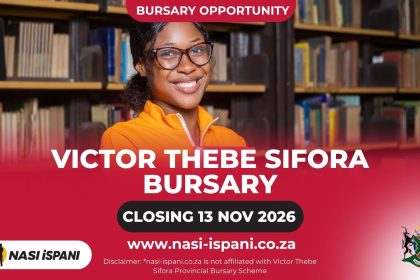 Victor Thebe Sifora Bursary 2027: North West Students, Closes 13 November