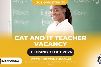 St Andrew’s School CAT and IT Teacher Vacancy 2026: Closes 31 October