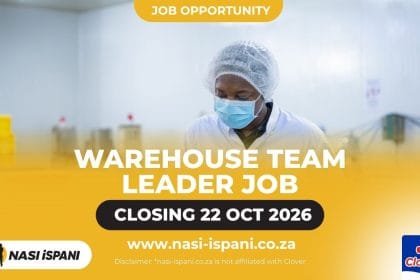 Clover Warehouse Team Leader Job 2026: 2–3 Years’ Experience Required