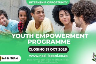 Ba-Phalaborwa Municipality Youth Empowerment Programme 2026: R271.04/Day, 91 Posts