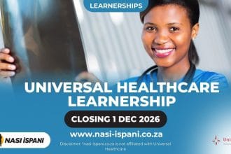Universal Healthcare Learnership 2027: R7,000/Month + Medical Cover