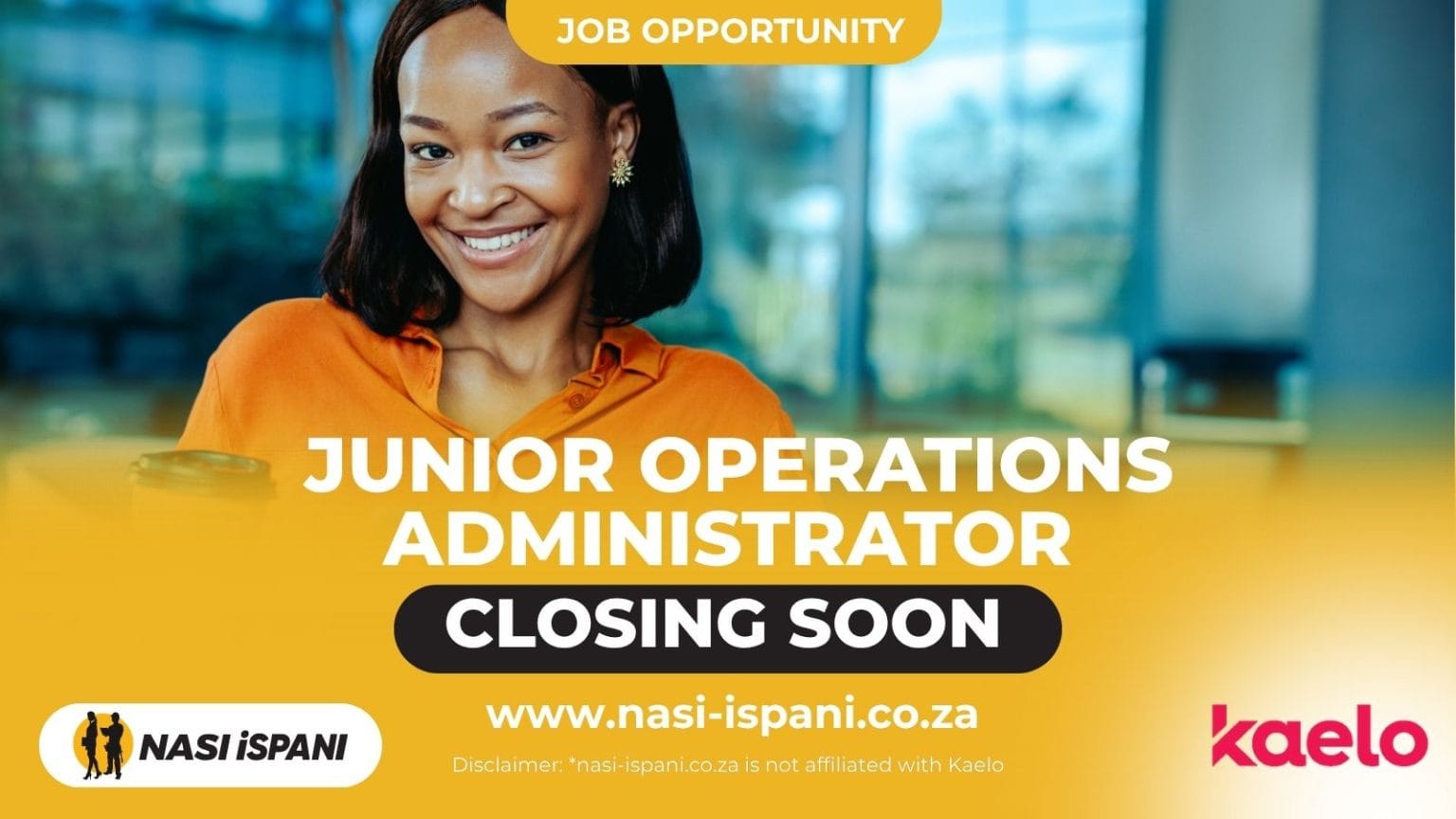 Kaelo Junior Operations Administrator Job 2026: Grade 12, 1–2 Years’ Experience