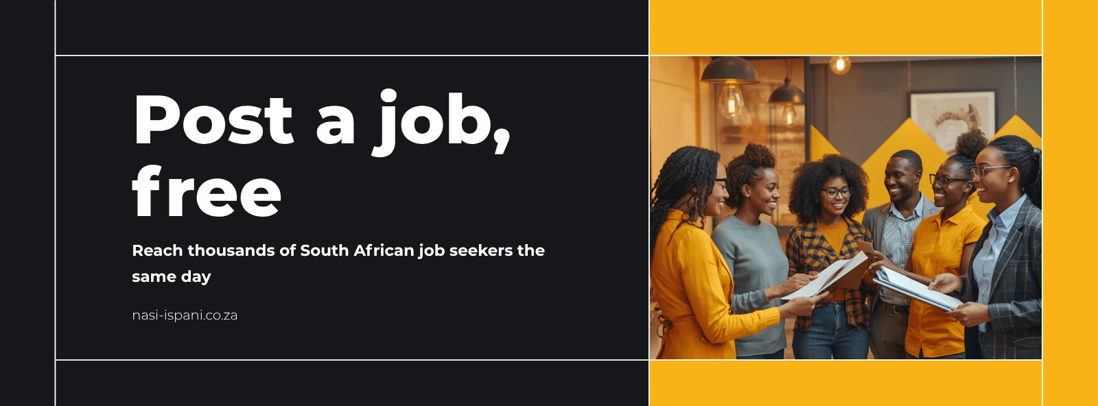 Post a Job in South Africa, Free on Nasi Ispani